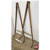 Image 3 : Wooden Plough Handles (2 Sets)  (Measure : 55-1/2"L)