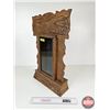 Image 8 : Gingerbread Clock Wooden Case w/Glass Door (Measures : 22-1/2"H x 14-3/4"W x 4-1/2"D)