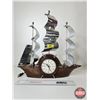 Image 2 : Vintage Ship Clock : Made by Gibraltar Mfg. (Tested Not Working) (Measures : 17"H)
