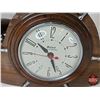 Image 3 : Vintage Ship Clock : Made by Gibraltar Mfg. (Tested Not Working) (Measures : 17"H)
