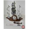 Image 5 : Vintage Ship Clock : Made by Gibraltar Mfg. (Tested Not Working) (Measures : 17"H)