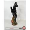 Image 2 : Ceramic Horse Statue (Measures : 16-1/2"H)