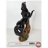 Image 4 : Ceramic Horse Statue (Measures : 16-1/2"H)