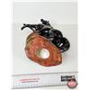 Image 7 : Ceramic Horse Statue (Measures : 16-1/2"H)