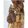 Image 9 : Wood Carved Eagle Statue (Note : Wings Removable for Shipping) (Measures : 2-1/4"H x 29-1/4"W x 10"D