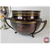 Image 4 : Group: - Silver Plated Trophy Cup : "Richmond Poultry Best Display" (10"H) - Brass & Copper Jardinie