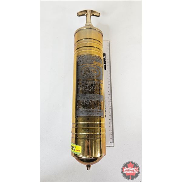 Pyrene Brass Fire Extinguisher  (Measures : 17"L)