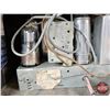 Image 8 : Philco Radio : Wood Waterfall Design : (Battery Dead Not Tested) (Measures : 8"H x 12-1/2" W x 6"D)