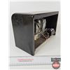 Image 9 : Philco Radio : Wood Waterfall Design : (Battery Dead Not Tested) (Measures : 8"H x 12-1/2" W x 6"D)