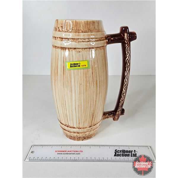 Ceramic Oversized Beer Stein (Measures : 12-1/4"H)