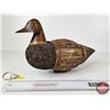 Image 1 : Vintage Folk Art Duck (Measures : 7"H x 5"W x 14"L)