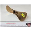Image 2 : Antique Brass Boat Propeller : Bryant & Berry Co. (Measures 11"L)