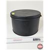 Image 6 : Merchant Marine Hat Box : Tin (Measures : 6-1/2"H x 10-1/2"Dia)