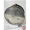 Image 8 : Merchant Marine Hat Box : Tin (Measures : 6-1/2"H x 10-1/2"Dia)