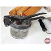 Image 3 : Vintage Baking/Kitchen Utensils : Rolling Pins ; Flour Sifter ; Pastry Cutter ; etc