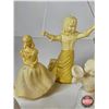 Image 15 : Vintage AVON Lady Figurine Perfume Decanter Bottles from the 1970's : (27)