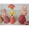 Image 5 : Vintage AVON Lady Figurine Perfume Decanter Bottles from the 1970's : (27)