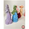 Image 6 : Vintage AVON Lady Figurine Perfume Decanter Bottles from the 1970's : (27)