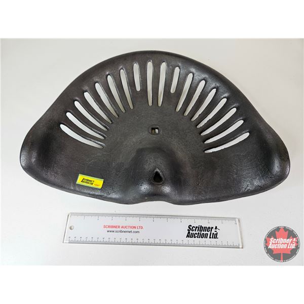 Cast Iron Implement Seat  (Measures : 14" x 17")