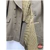 Image 7 : Canadian Army Post War "Great Coat" : (Size Unknown)  (Note : Coat Has Been Hemmed on Bottom)