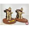 Image 2 : THE WORLD OF KRYSTONIA Figurines w/Swarovski Crystal (2) : Come To Me #513  Precious Art Inc. (Hand 
