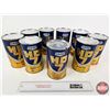 Image 1 : CO-OP HD7 OIL CANS (9) (6 Full) (All Measure : 6-1/2"H x 4"Dia)