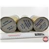 Image 6 : ESSO EXTRA Multigrade Motor Oil Cans (3) (Full) (All Measure : 6-1/2"H x 4"Dia)
