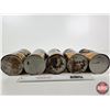 Image 10 : CO-OP HD7 OIL CANS (5) (Full) (All Measure : 6-1/2"H x 4"Dia)