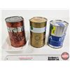 Image 2 : ESSO OIL CAN COMBO (3) : (All Full) - EXTRA Multigrade 5W-30 (Measures : 6-1/2" x 4"Dia) - Automatic