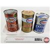 Image 3 : ESSO OIL CAN COMBO (3) : (All Full) - EXTRA Multigrade 5W-30 (Measures : 6-1/2" x 4"Dia) - Automatic