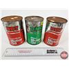 Image 1 : CO-OP OIL CAN COMBO (3) :  - HD7 Heavy Duty Motor Oil (2) (Full) - D-MO Diesel Motor Oil (All Measur