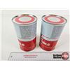 Image 4 : IH Engine Oil Cans (2) : Low Ash (Both Measures : 6-1/2"H x 4"Dia)