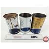 Image 2 : TEXACO OIL CANS (3) : Havoline (All Measure : 6-1/2"H x 4"Dia)