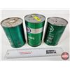 Image 2 : ESSO OIL CANS (3) : (All Full) - Essolube HDX (Measures : 6-1/2"H x 4"Dia) - Essolube HDX Plus (2) (