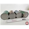 Image 5 : ESSO OIL CANS (4) : - Essolube G - Essolube HDX - Uniflo - Essolube HDX Plus (Tallest Measures : 6-1