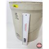 Image 9 : MEDALTA 6 Gallon Crock w/Lid  (Measures Without Lid : 15"H x 14"Dia)