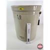 Image 6 : MEDALTA 10 Gallon Crock (Note : One Wire Handle Broken) (Measures : 19"H x 15"Dia)
