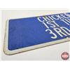 Image 2 : Double Sided Aluminum Sign : " Chicken Villa" (Measures : 8"H x 24"W)