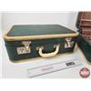 Image 9 : Suitcase Set (2) & "The Canadian Spellers" Schoolbook  (Largest Suitcase : 17"H x 21"W x 7-1/2"D)
