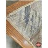 Image 4 : Oak T-Back Dining Room Chairs w/Upholstered Seats (3)  (Each Measures : 37-1/2"H x 18"W x 18"D)