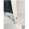 Image 11 : Single-Sided 7 UP Sign (Metal) : Curved & Corrugated (Mounting Brackets on Back) (Measures : 28"H x 