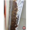 Image 14 : Single-Sided 7 UP Sign (Metal) : Curved & Corrugated (Mounting Brackets on Back) (Measures : 28"H x 