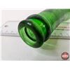 Image 11 : Orange Crush Green Bottle : Embossed : (c. 1920's - 1940's) "Orange Crush Bottle Co" (Measures : 8"H