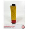 Image 2 : Indian Top - Lube Oil Tin : (FULL) (Made By Indian Motorcycle Company) (Measures : 5"H x 3"W x 1-1/2
