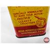 Image 5 : Indian Top - Lube Oil Tin : (FULL) (Made By Indian Motorcycle Company) (Measures : 5"H x 3"W x 1-1/2