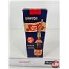 Image 3 : Vintage Pepsi-Cola Paper Straw Dispenser Box : (Double Dot) (c/w 51 Straws) (Measures : 10-3/4"H x 3