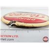 Image 4 : Vintage Pepsi-Cola Bottle Cap Button Sign : (Celluloid over Cardboard) Measures : 9"Dia)