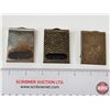 Image 12 : Vintage Matchbook Holders (3) - Bunker Hill Monument - Harding Memorial - State Capital Columbus, Oh