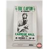 Image 1 : Eric Clapton Concert Cardstock Poster (Measures : 22"H x 14"W)