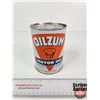 Image 1 : OILZUM Motor Oil Can (Cardboard) (Measures : 5-1/2"H x 4"Dia)